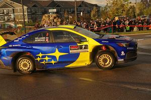 Brandon Semenuk / Keaton Williams Subaru WRX ARA25 on SS20, Sanford Center.