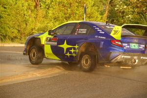 Brandon Semenuk / Keaton Williams Subaru WRX ARA25 on SS20, Sanford Center.