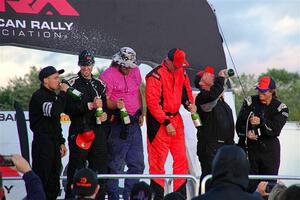 NA4WD Regional podium of the 2025 Lake Superior Performance Rally