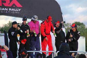 NA4WD Regional podium of the 2025 Lake Superior Performance Rally