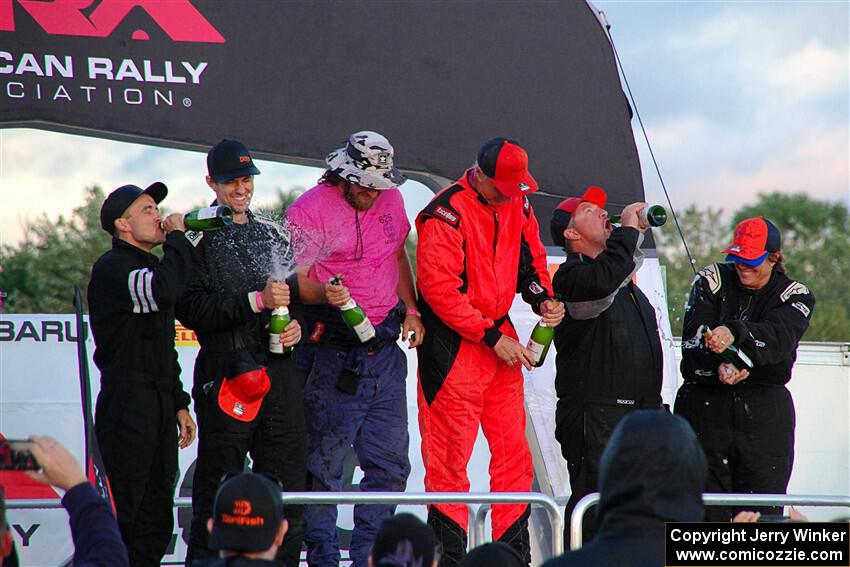 NA4WD Regional podium of the 2025 Lake Superior Performance Rally