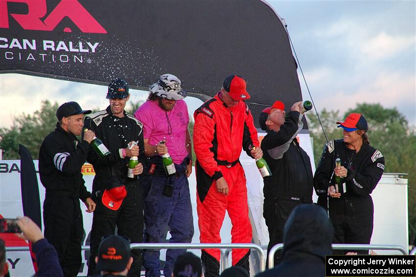 NA4WD Regional podium of the 2025 Lake Superior Performance Rally