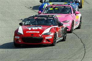 Laura Hayes' and Chris Nunes' Mazda MX-5 Cups