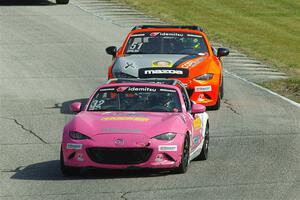 Chris Nunes' and Maximilian Opalski's Mazda MX-5 Cups