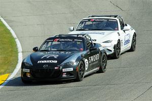 Aidan Fassnacht's and Matthew Dirks' Mazda MX-5 Cup