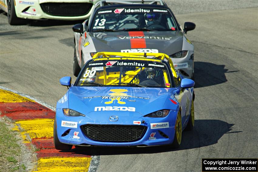 Justin Piscitell's and Jenson Altzman's Mazda MX-5 Cups