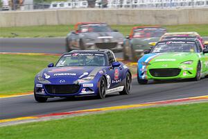 Aaron Jeansonne's and Hernan Palermo's Mazda MX-5 Cups