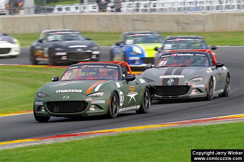 Alex Bachoura's and James Hayosh's Mazda MX-5 Cups