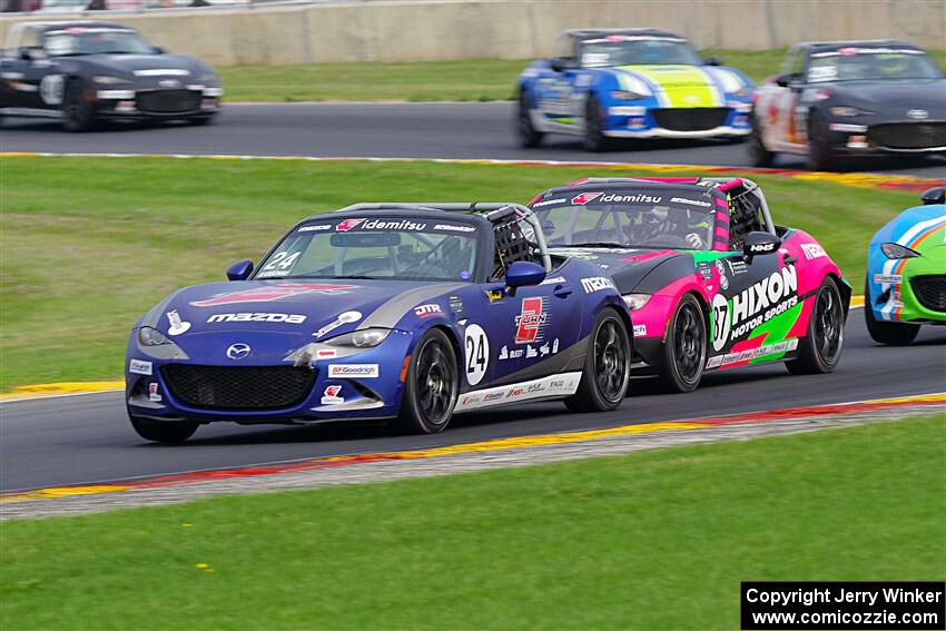 Aaron Jeansonne's and Selin Rollan's Mazda MX-5 Cups