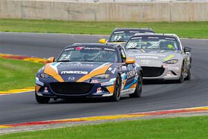 Hanna Zellers' and Joey Rainey's Mazda MX-5 Cups