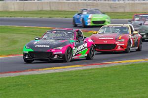 Selin Rollan's and Heather Hadley's Mazda MX-5 Cups