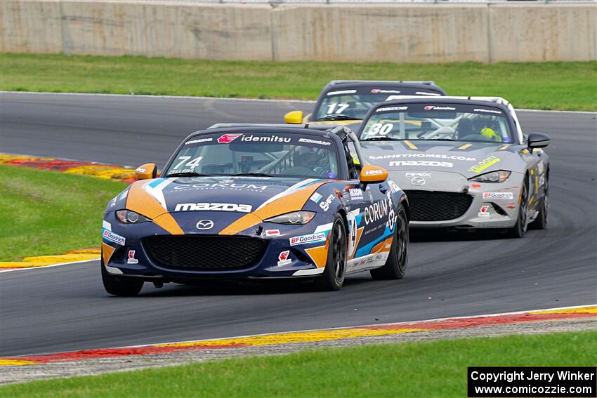 Hanna Zellers' and Joey Rainey's Mazda MX-5 Cups