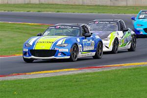 Woody Heimann's and Anthony McIntosh's Mazda MX-5 Cups