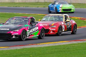Selin Rollan's and Heather Hadley's Mazda MX-5 Cups