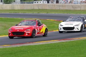 Farhan Siddiqi's and Jeremy Fletcher's Mazda MX-5 Cups