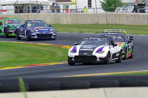 Robert Noaker's and Gresham Wagner's Mazda MX-5 Cups