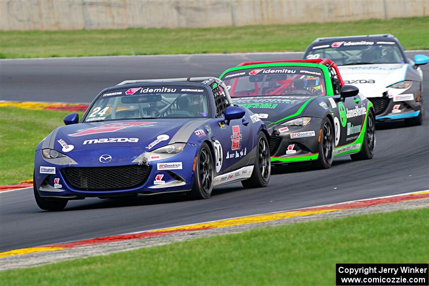 Aaron Jeansonne's and Maximilian Opalski's Mazda MX-5 Cups