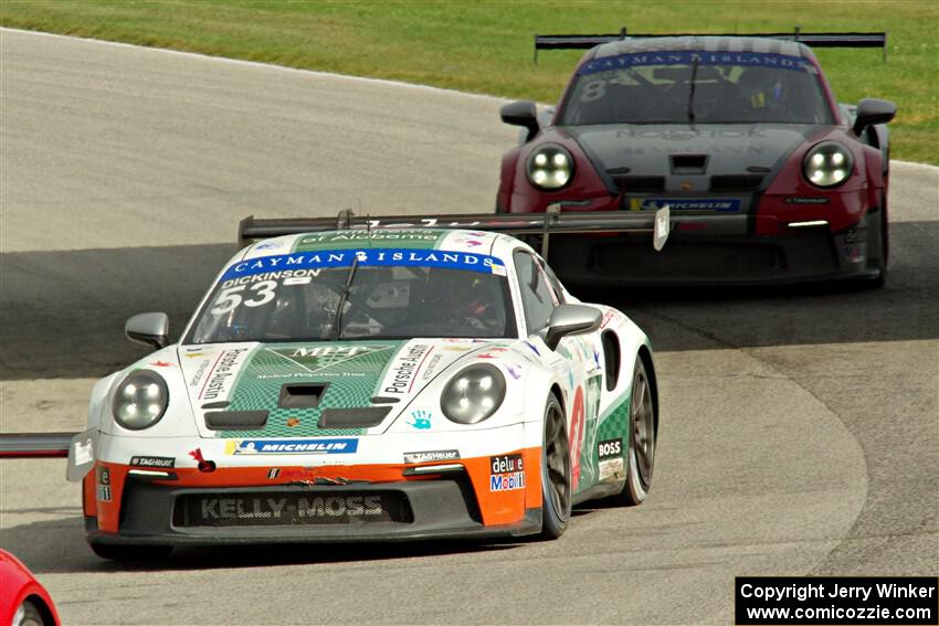 Riley Dickinson's and Michael McCann's Porsche GT3 Cups