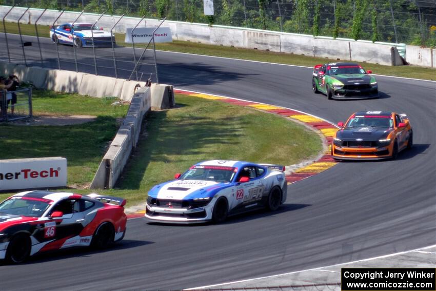 Brandon Gdovic's, Jeremy Fletcher's, Tyler Maxson's and Maximilian Opalski's Ford Mustang Dark Horse Rs