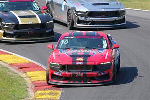 Marcos Vento's, Reid Sweeney's and Zachry Lee's Ford Mustang Dark Horse Rs