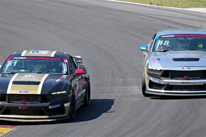 Reid Sweeney's and Zachry Lee's Ford Mustang Dark Horse Rs