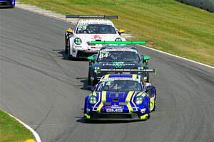 James Sofronas', Marco Cirone's and Jordan Wallace's Porsche GT3 Cups