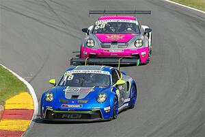 Richard Edge's and Chris Bellomo's Porsche GT3 Cups