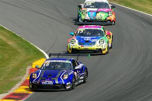 Yves Baltas', Todd Parriott's and Kyle Washington's Porsche GT3 Cups