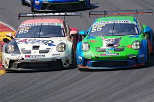 Jake Pedersen's and Matt Halcome's Porsche GT3 Cups