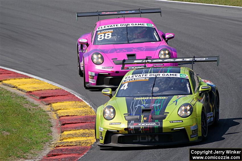 Elias De La Torre IV's and Michael Cooper's Porsche GT3 Cups