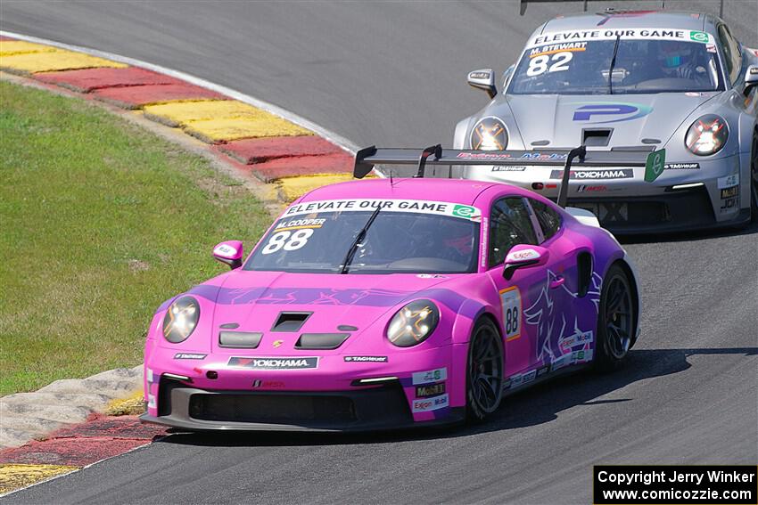 Michael Cooper's and Madeline Stewart's Porsche GT3 Cups