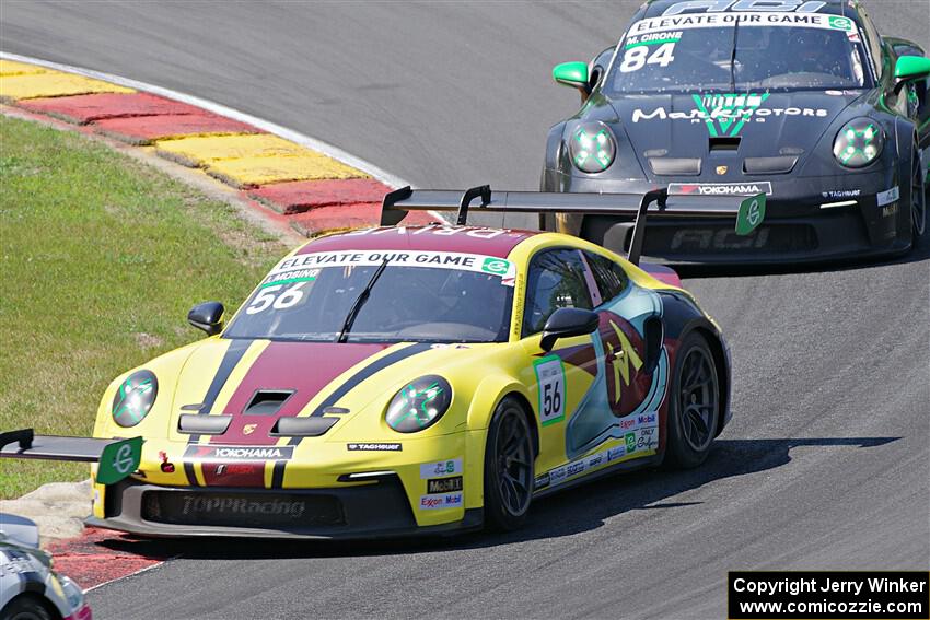 Jeff Mosing's and Marco Cirone's Porsche GT3 Cups