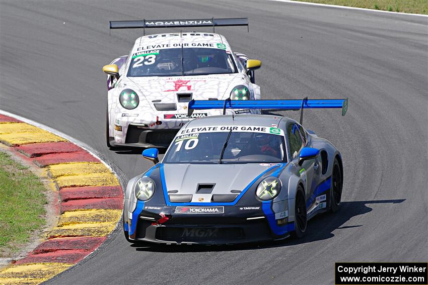 Jody Miller's and Jordan Wallace's Porsche GT3 Cups
