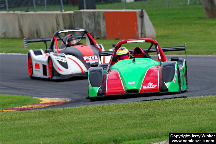 Firouz Haghighi's Radical SR3 RS and Keith Taylor's Radical SR3 RSX