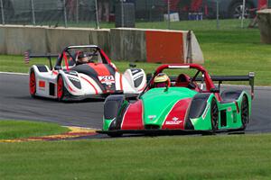 Firouz Haghighi's Radical SR3 RS and Keith Taylor's Radical SR3 RSX