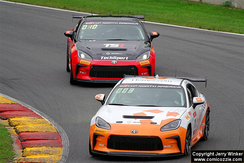 Farran Davis' and Devin Anderson's Toyota GR86s