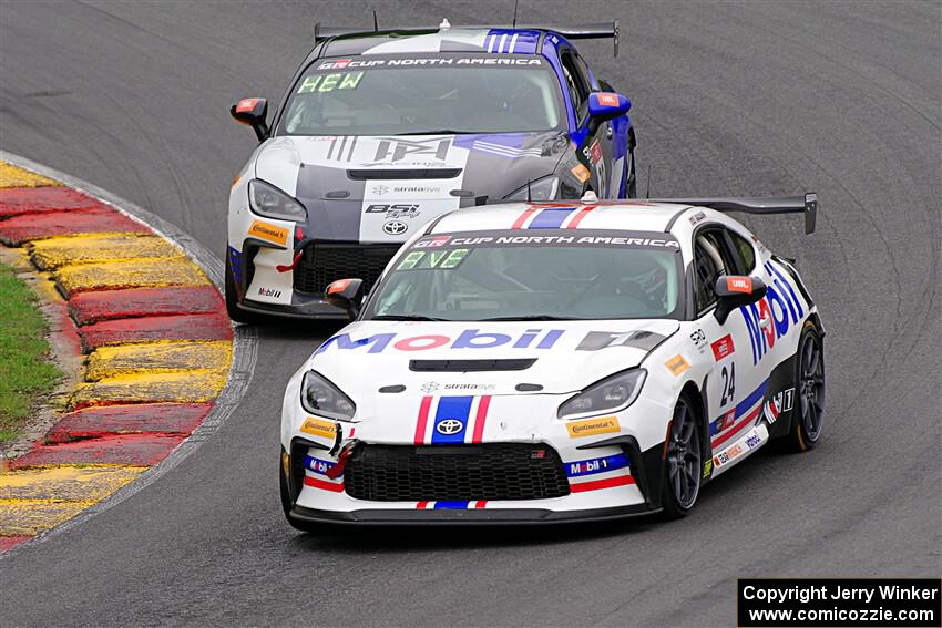 Jade Avedisian's and Maximilian Hewitt's Toyota GR86s