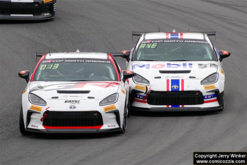 Yuki Sano's and Jade Avedisian's Toyota GR86s