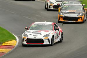 Yuki Sano's, Lucas Weisenberg's and Jordan RickSegrini's Toyota GR86s