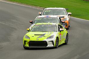 Casey Mashore's, Jade Avedisian's and Farran Davis' Toyota GR86s