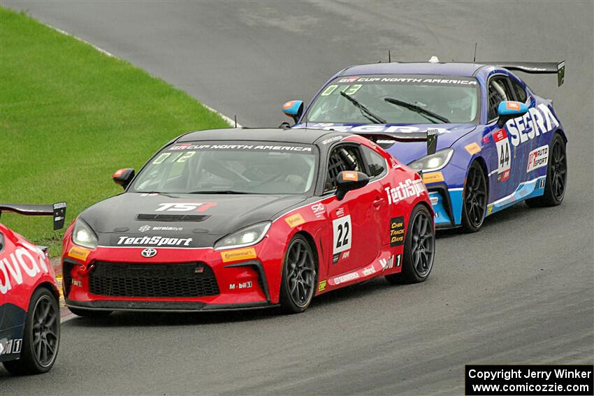 Devin Anderson's and Henry Drury's Toyota GR86s