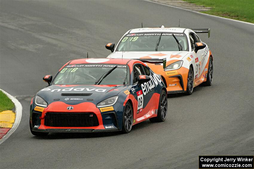 Maddie Aust's and Luke Rumburg's Toyota GR86s