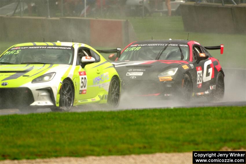 Casey Mashore's and Kazuhisa Urabe's Toyota GR86s