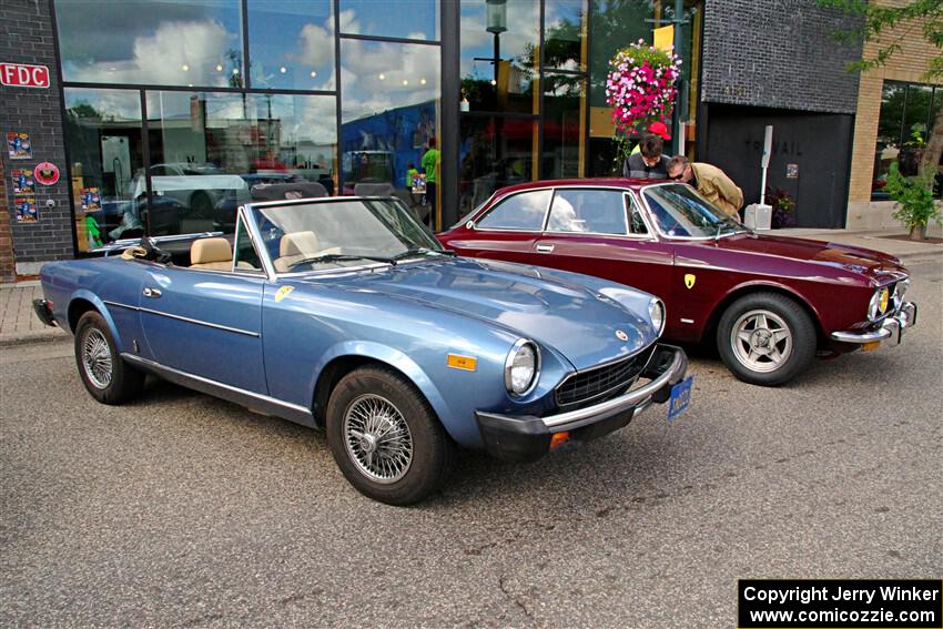 Fiat 124 and Alfa Romeo GTV