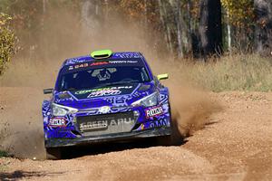 Patrick Gruszka / Florian Barral Hyundai i20 R5 on SS12, Two Mile Creek II.