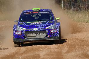 Patrick Gruszka / Florian Barral Hyundai i20 R5 on SS12, Two Mile Creek II.