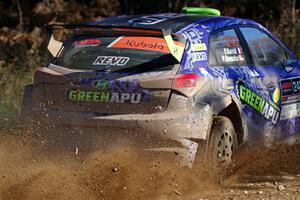 Patrick Gruszka / Florian Barral Hyundai i20 R5 on SS12, Two Mile Creek II.