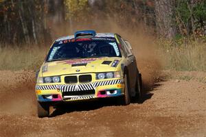 Matt Nykanen / Lars Anderson BMW 328i on SS12, Two Mile Creek II.