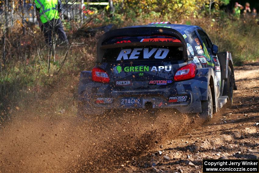 Alastair Scully / Stefan Trajkov Mitsubishi Mirage RS on SS12, Two Mile Creek II.