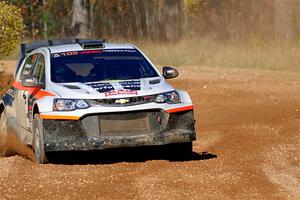 Arek Bialobrzeski / Aris Mantopoulos Chevy Sonic LS on SS12, Two Mile Creek II.